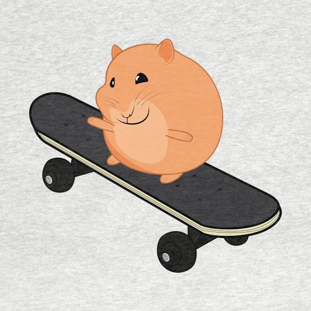 Skateboard Hamster by MFD-Art